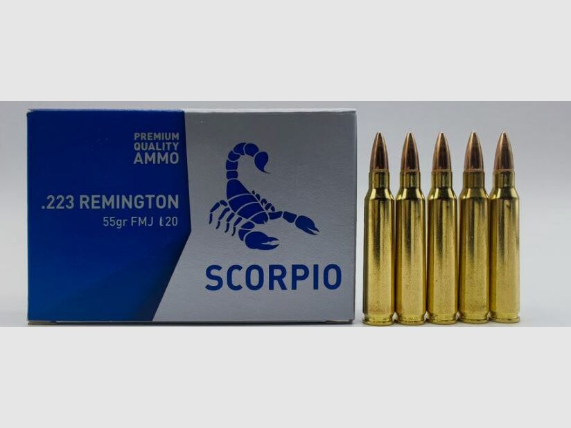 STV Scorpio .223 Rem FMJ 55 grs 1000 Schuss - .223 Rem.