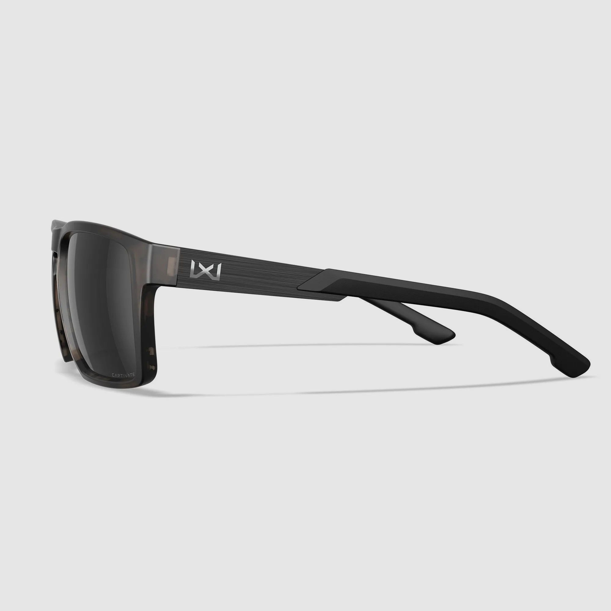 Lunettes de soleil Wiley X APEX avec verres CAPTIVATE Polarized Black Mirror, monture Matte Tortoise Brown AC6APX05, image 3 sur 5