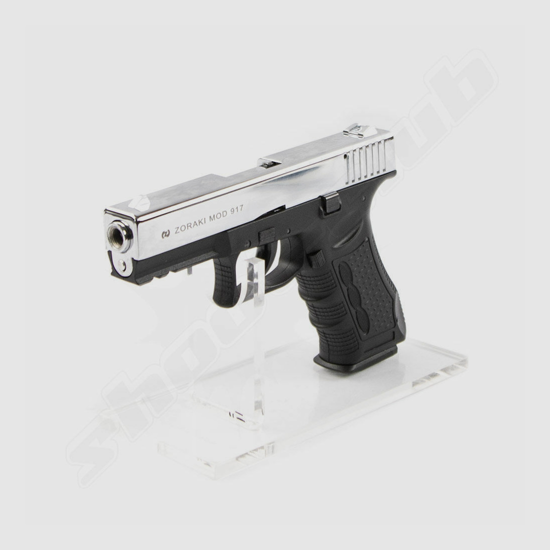 Zoraki	 917 Schreckschusspistole chrom 9 mm P.A.K. Platzpatronen-Set