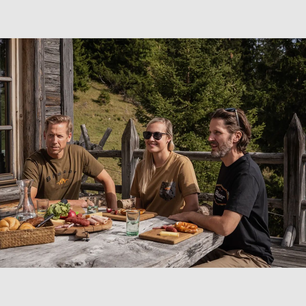 Blaser T-Shirt T 24 met Argali-logo