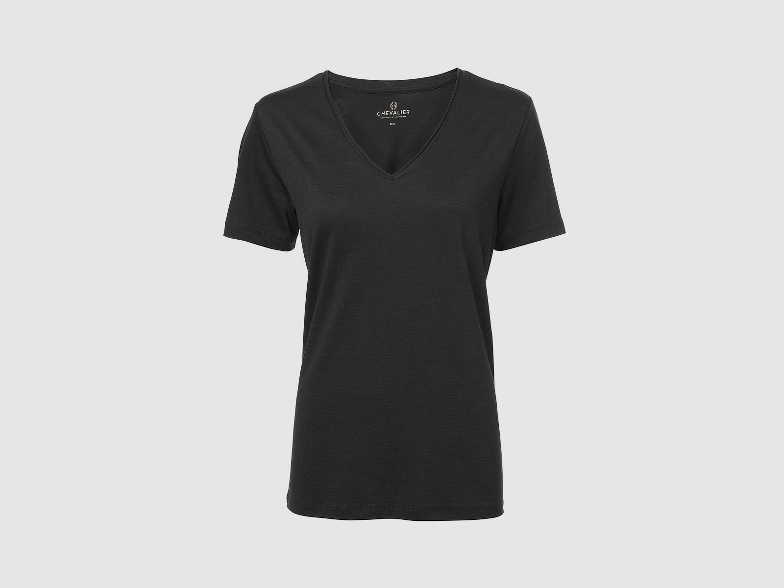 Coley Woll T-Shirt Stone Black Damen 46W