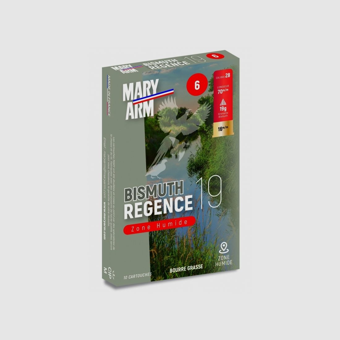 Patronen Mary Arm Bismuth Regence 19 Kal. 28 Grasse