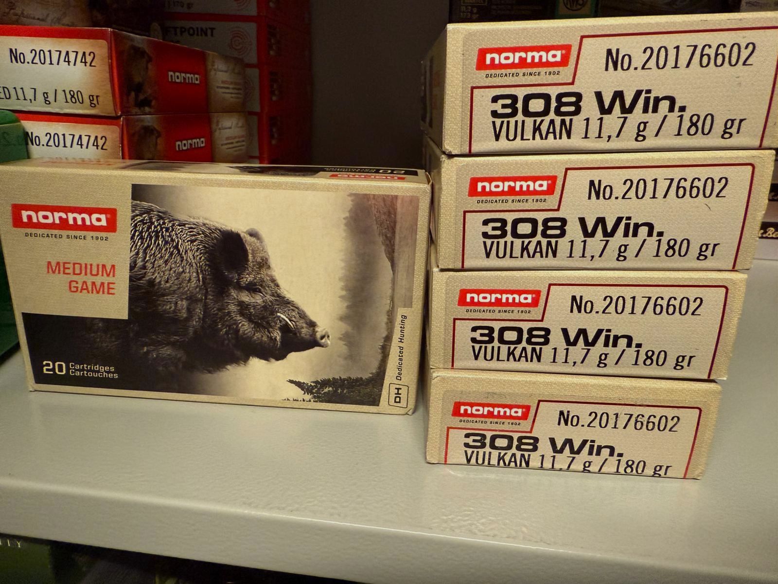 Norma Vulkan 308 11,7g 180gr