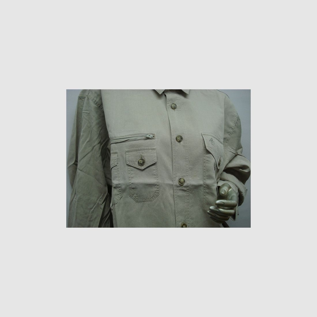 Country house 1/1-arm size 41 - 3 breast pockets with flap