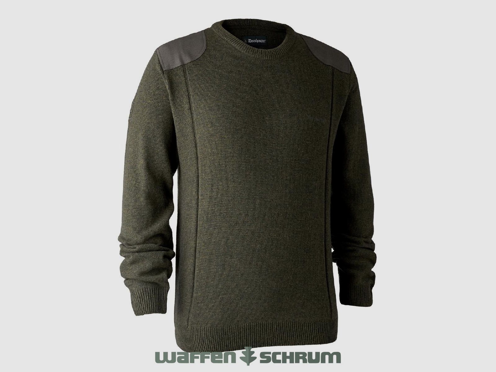 Deerhunter Pullover Sheffield m. O-hals Green melange