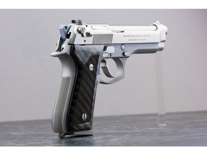 Beretta FS 92 Inox - Carbon Schalen - TOP-Zustand - Kal. 9mm Para - TOP ! ! !