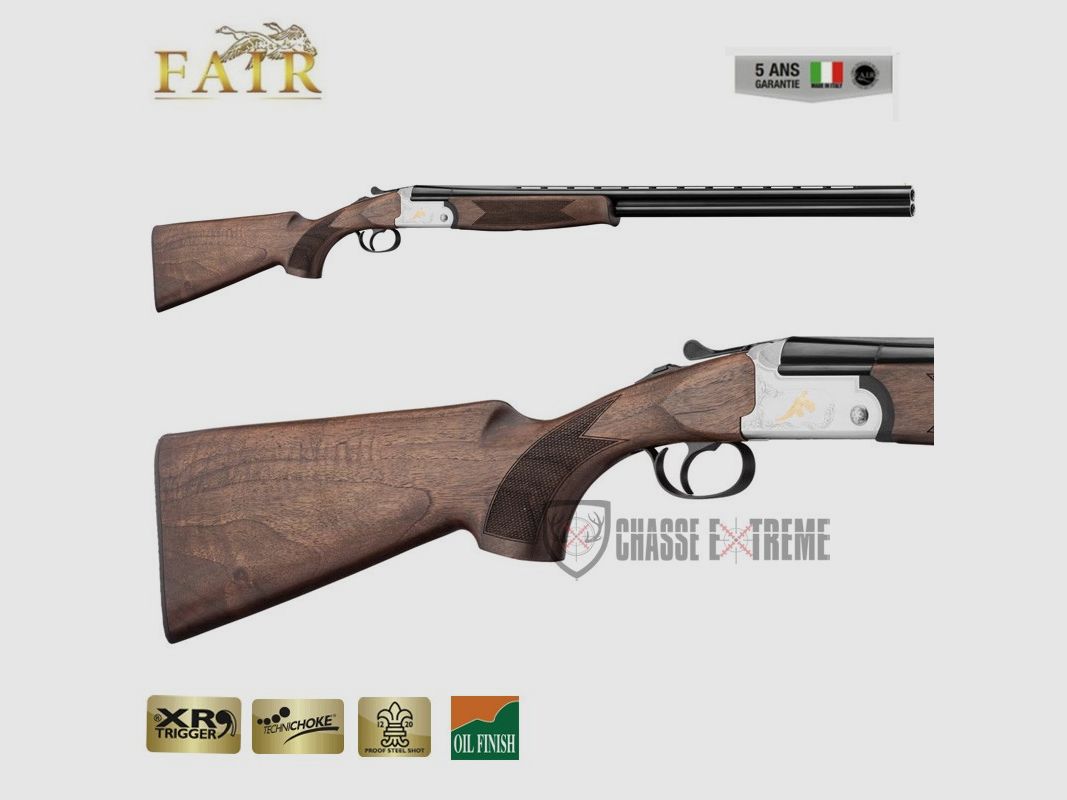Over-and-under shotgun FAIR Premier Ergal Extractor Cal. 28/70, image 1 of 4