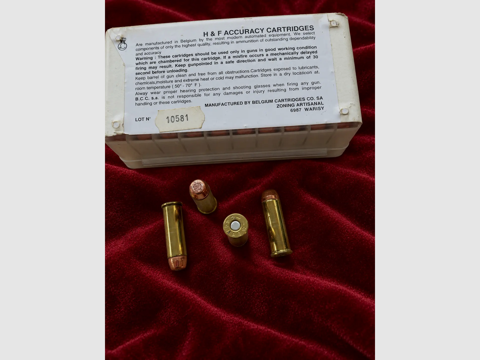 Lot de cartouches H&F Accuracy .44 Magnum – 240 gr / 15,5 g TMJ, image 3 sur 3