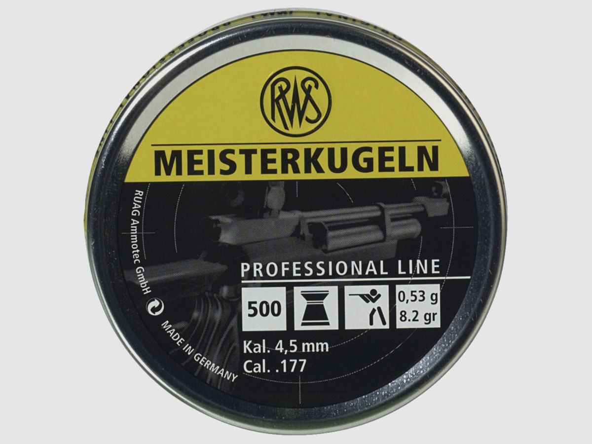 RWS diabolos 4,5mm MEISTERKUGELN