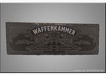 Leistebord -Wapenkamer (38 x 13cm) – Gepersonaliseerd & Weerbestendig
