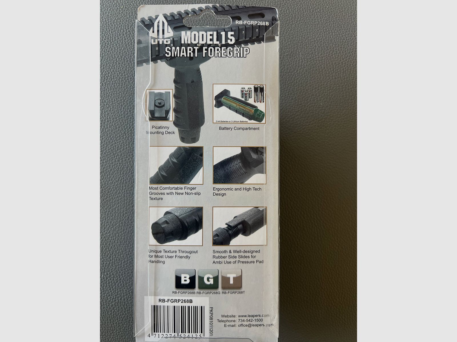 UTG Model 15 Smart Foregrip RB-FGRP268B – Nowy w oryginalnym opakowaniu