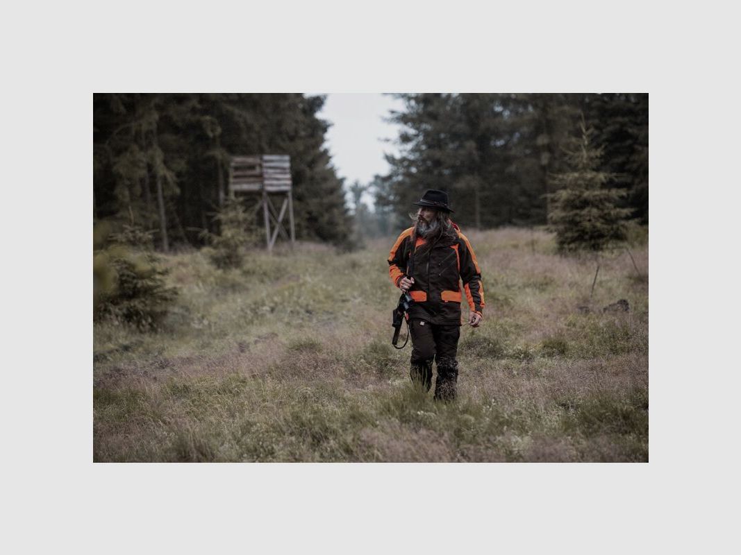 Northern Hunting Herren Drückjagdjacke Thor Gunnar Grün-Orange