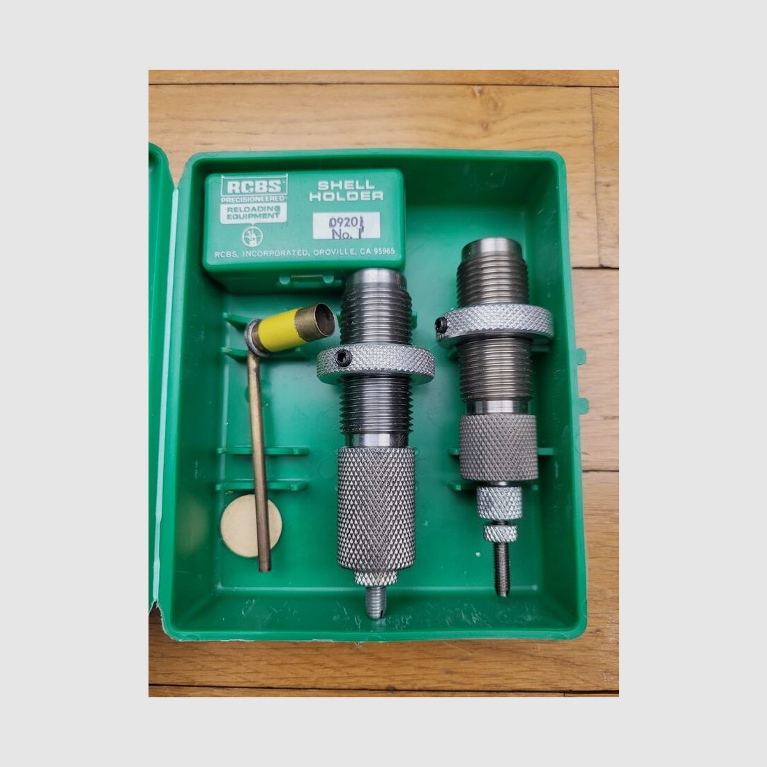 Ottimo set di due strumenti RCBS – calibro 243 Win – Caccia e tiro – molto popolare in Francia e negli USA – TBE, immagine 3 di 4