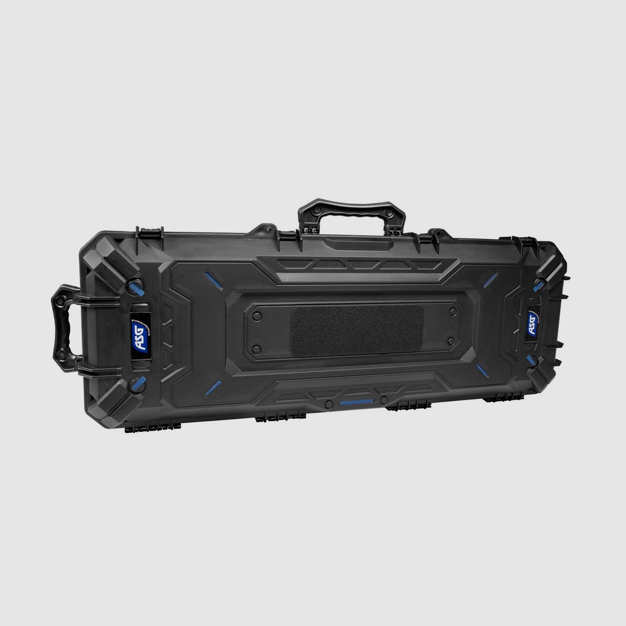 Gewehrkoffer Transportkoffer ASG Tactical 103 x 34,5 cm Kunststoff Schaumstoffeinlage 4 SchnappverschlĂĽsse Kofferrollen schwarz