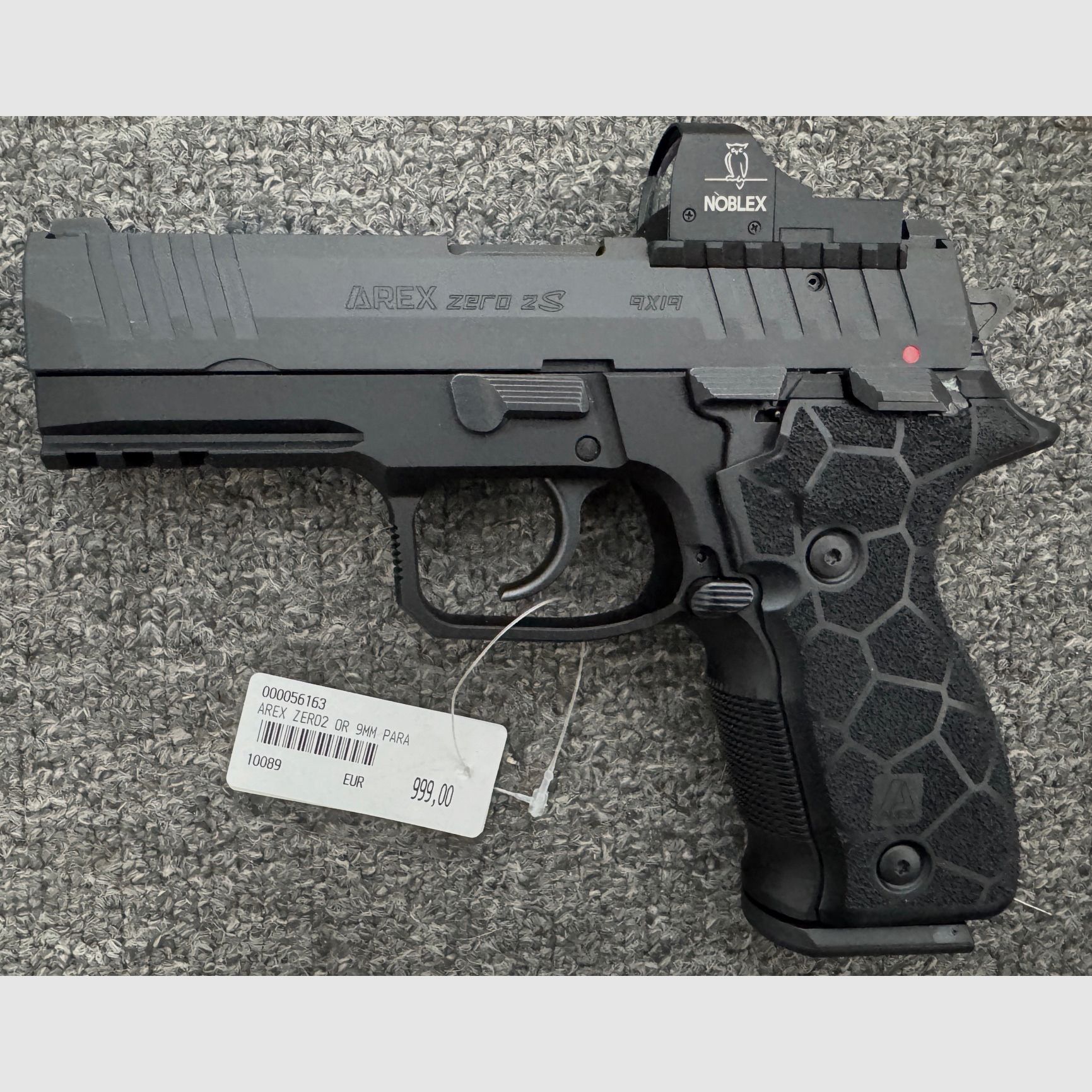 Arex Zero 2S OR 4.2 inch full size, 9mm Para with Noblex sight NV 1x25 OS - new item