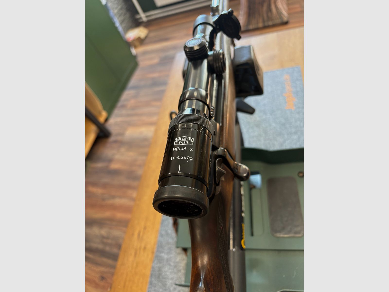 Classico per la caccia dinamica: Steyr Mannlicher Modell S (cal. 9,3x64) incl. Kahles cannocchiale per caccia dinamica, immagine 3 di 5