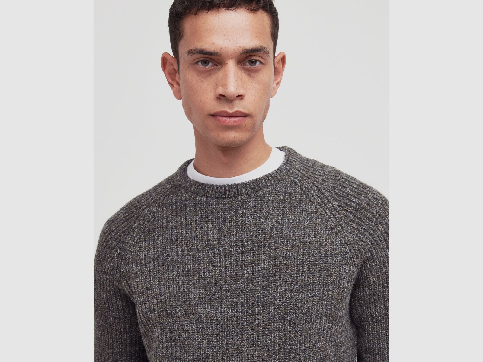 BARBOUR Pullover Horseford Collo Rotondo Oliva