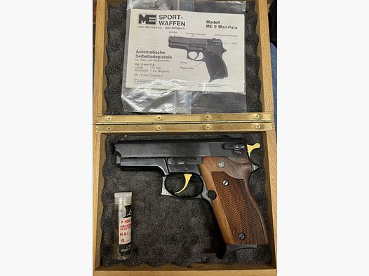 Blank firing pistol Cuno Melcher ME 9 Mini-Para – limited special series