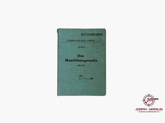 Swiss Army Regulation – MG51 Machine Gun 1954