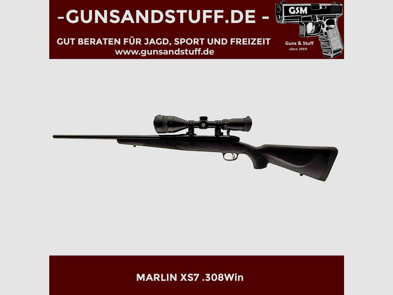 MARLIN XS7 .308 Win + HAWKE ZF 3-9×56