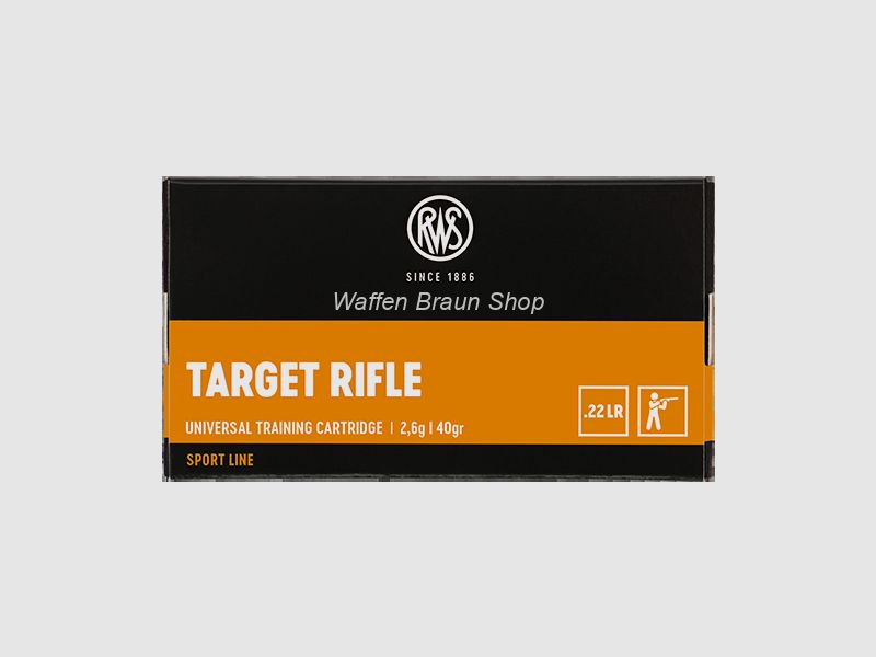 RWS .22 l.r. FUCILE DA TIRO 50 pezzi