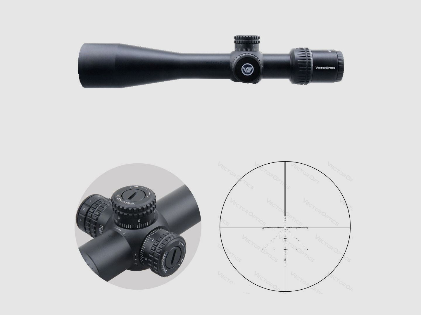 Vector Optics SCFF-37 Veyron 6-24x44IR FFP – 21mm Picatinny/Weaver