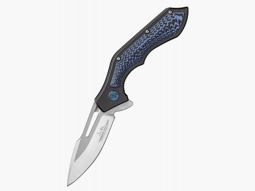 United Cutlery Gil Hibben Hurricane zakmes blauw D2 staal
