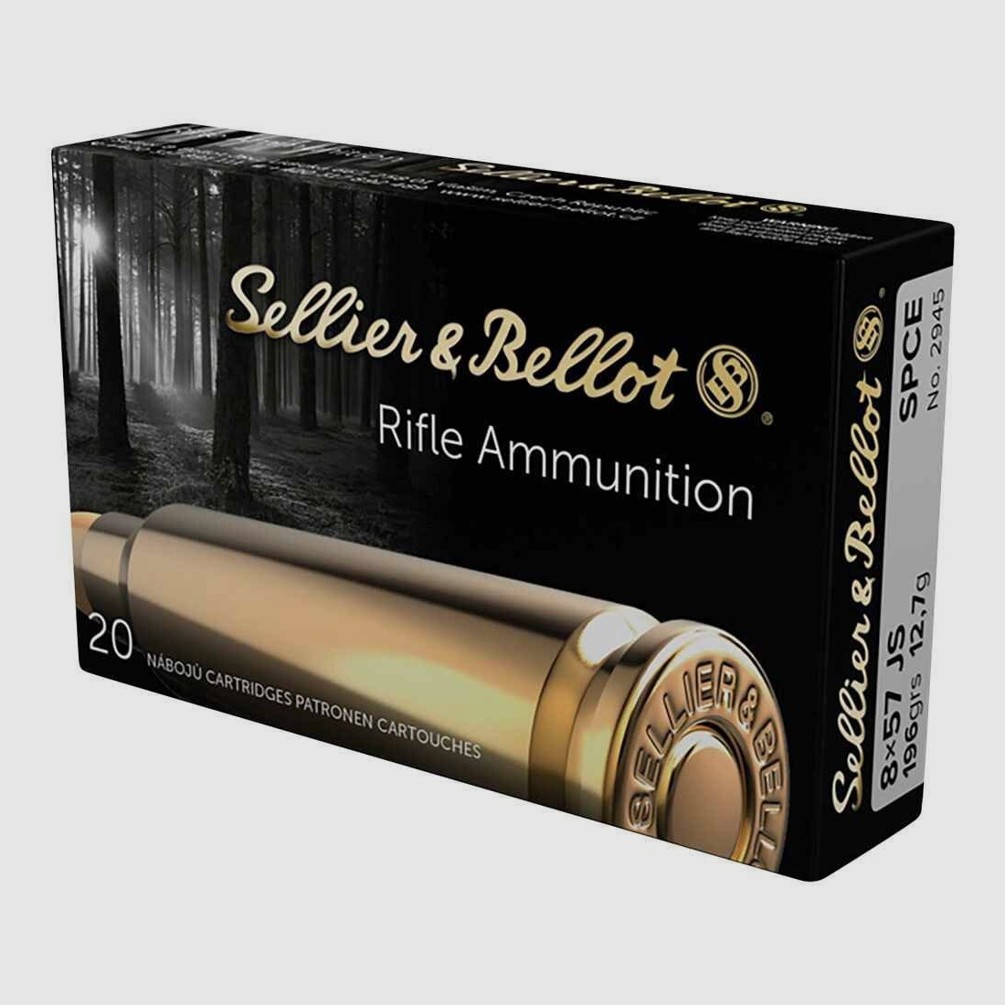 Sellier & Bellot 8x57 IS, partial jacket 196 gr - 20 pcs.