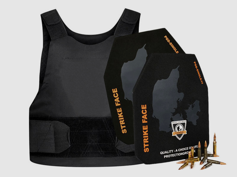 PGD DELTA Gilet Sous-veste Pare-balles NIJ IIIA incluant 55J Protection Contre les Coupures NOIR, Taille : L