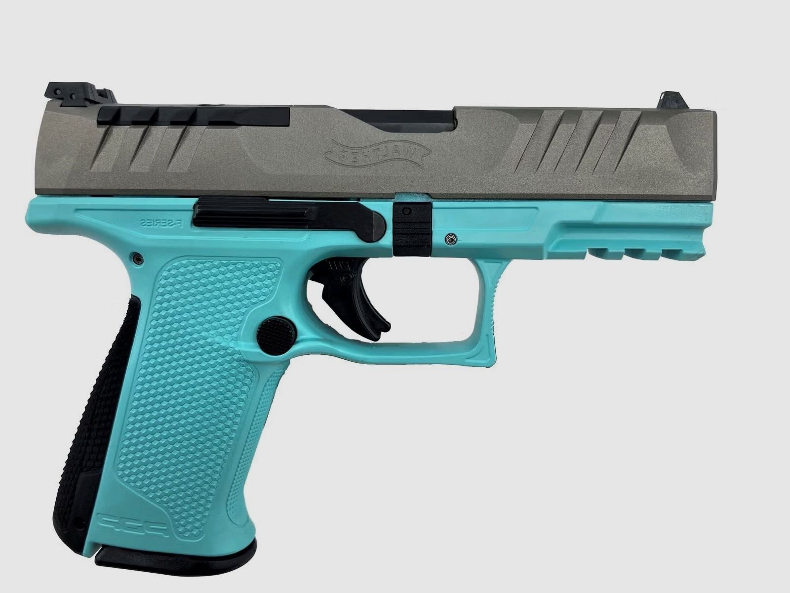 Walther PDP F-Series 4" Robins Egg Blue – 9 mm Para