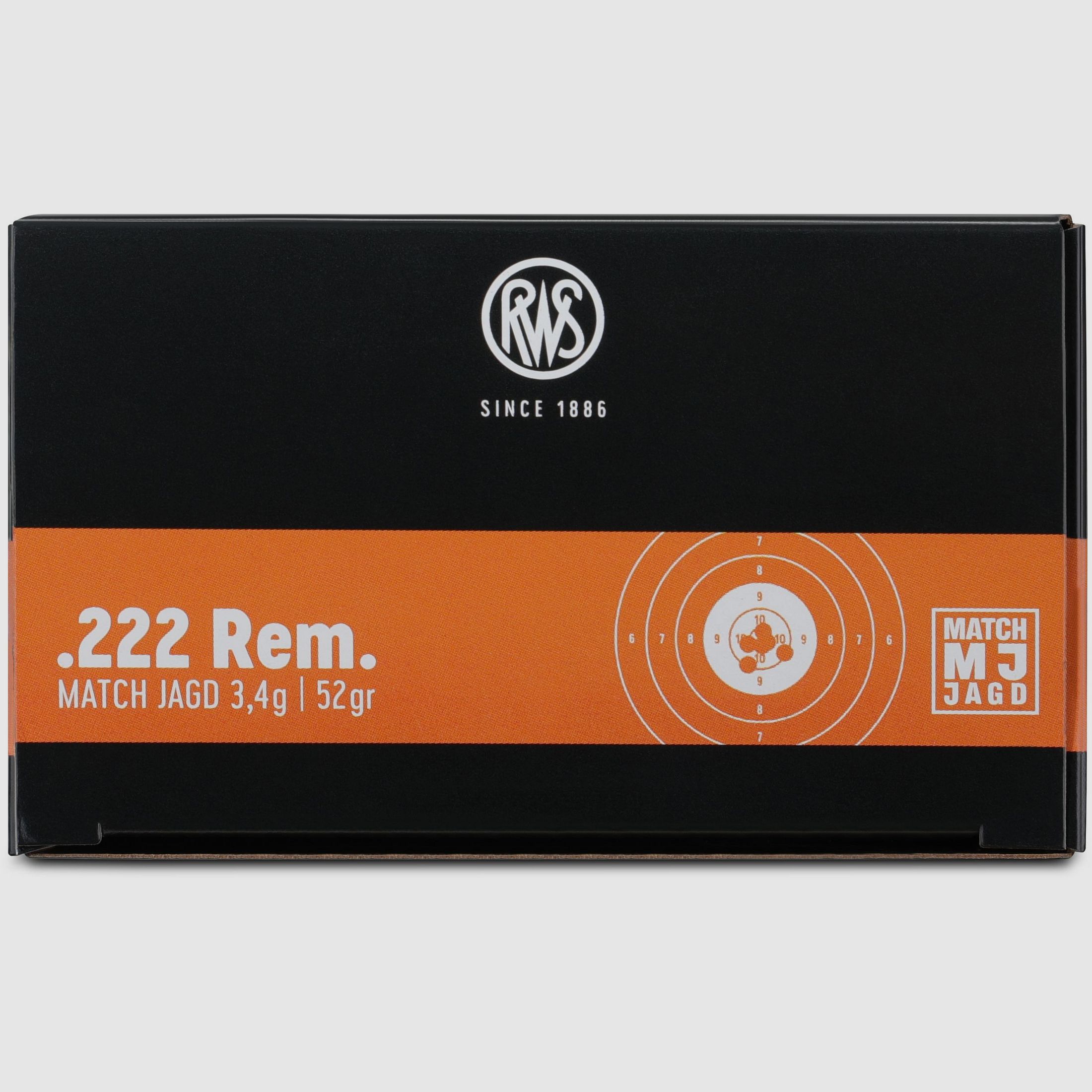 RWS .222 Rem. MJ 3,4g    30Stck.