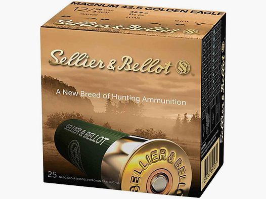 Sellier & Bellot 12/76 Magnum Plástico 4,0mm 42,5g