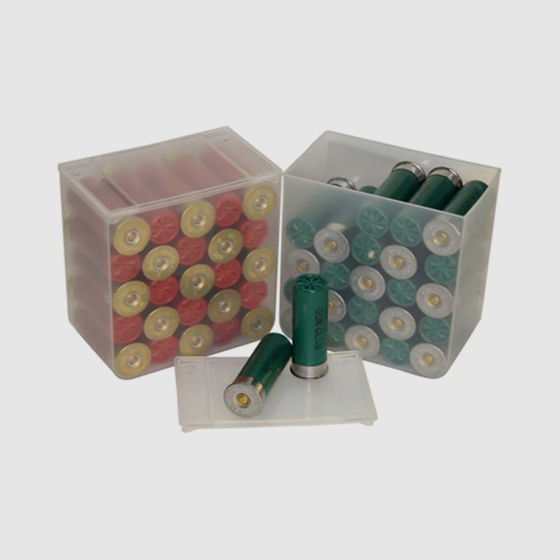 MTM Schrotpatronenbox SS25-00 transparent für 25 Schrotpatronen
