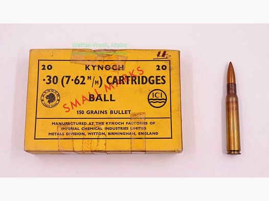 Kynoch, England rifle cartridges .30-06