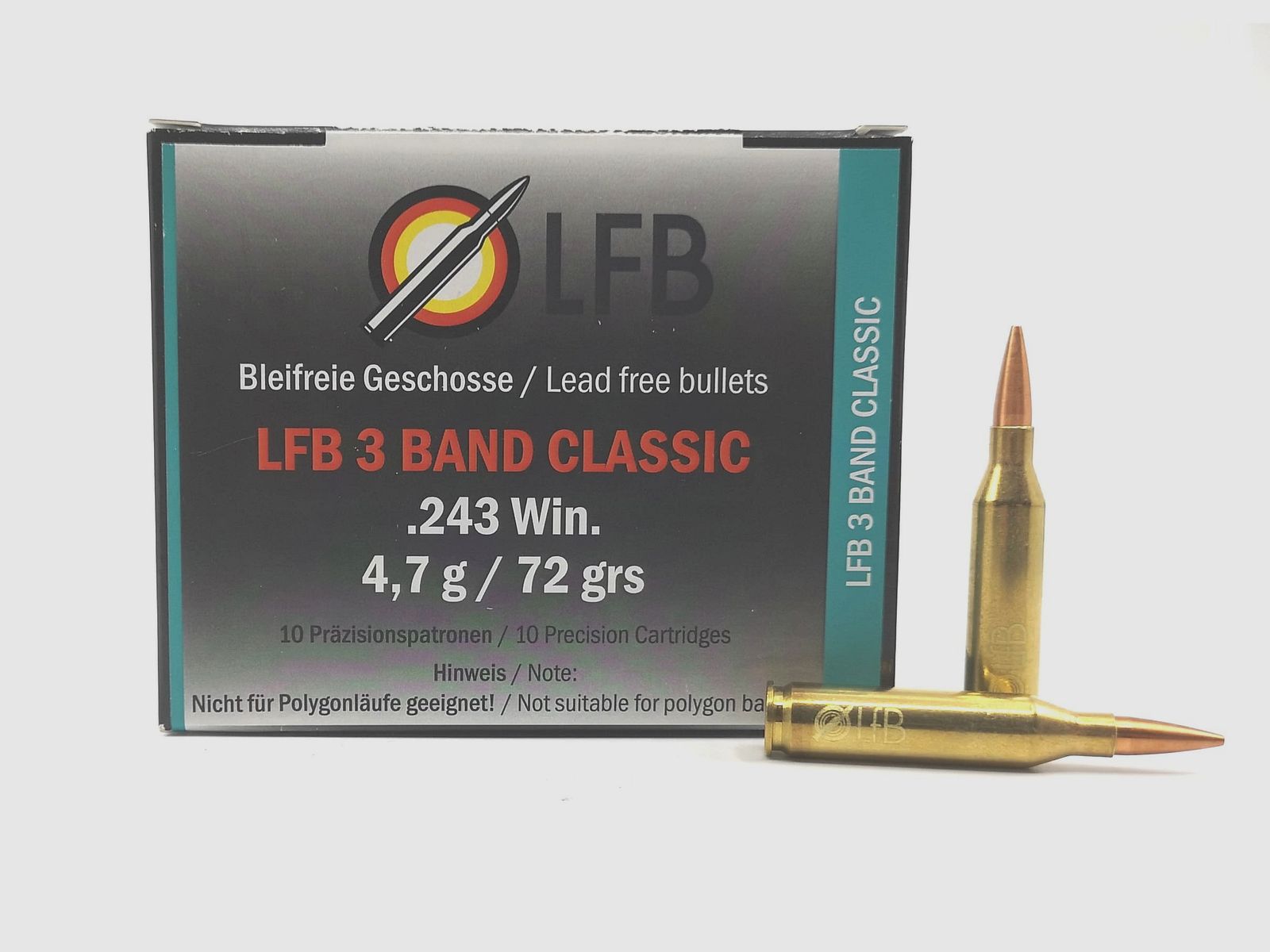LFB 3 Band Classic .243 Win. 4.7g, immagine 1 di 2