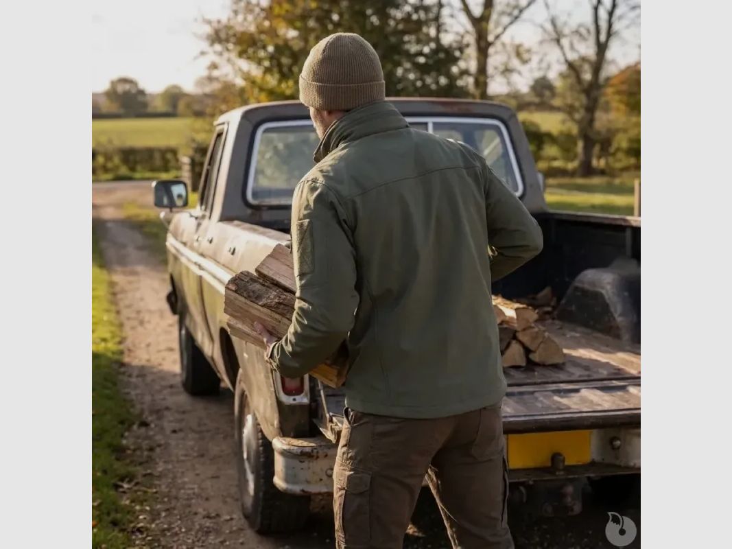 Softshelljacke khaki Fighter V2 – Wasserdicht und strapazierfähig, Bild 9 von 18