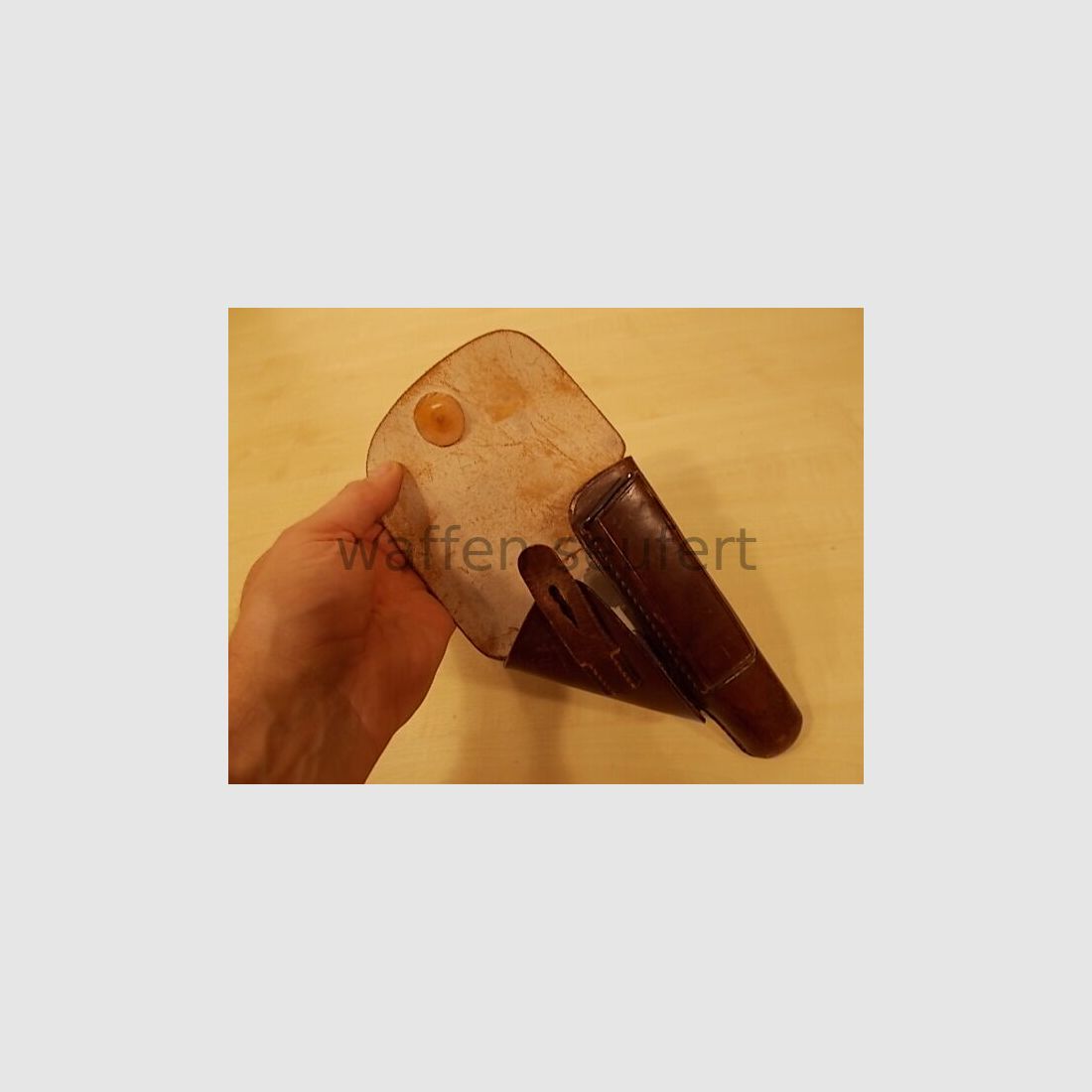 Original Pistolentasche mit PP Manurhin Magazin 7,65