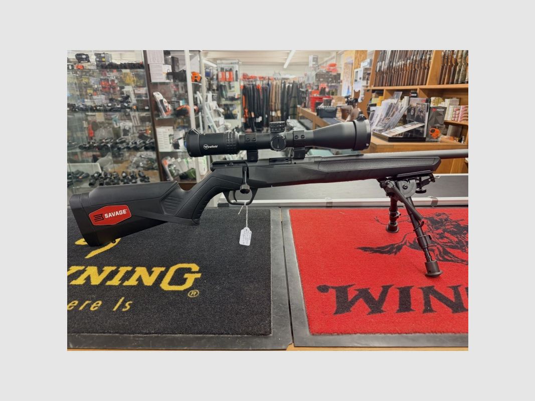 Savage B17 17 HMR + Zielfernrohr + Schalldämpfer gebraucht, Bild 1 von 9