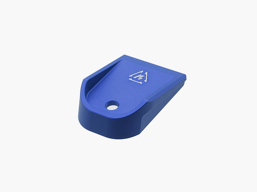 Glock Magazinbodenplatte aus Aluminium, G-ALBP, Blau - Strike Industries