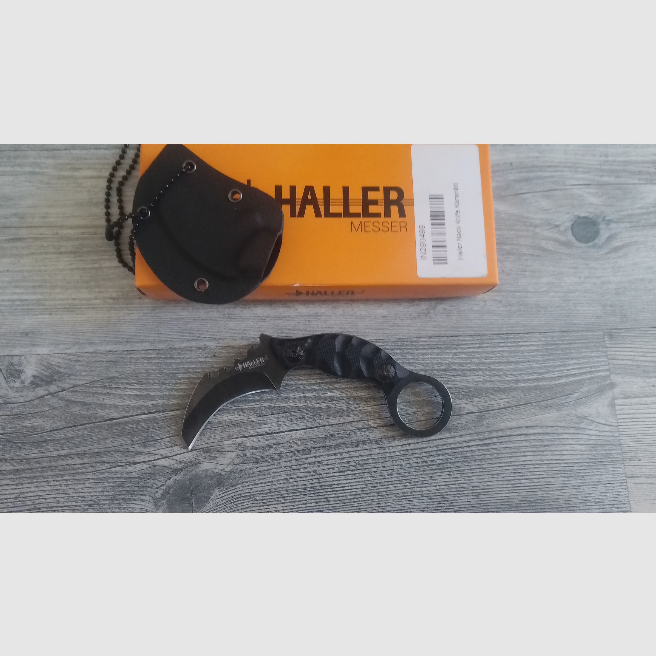 Haller Neck Knife Karambit – unbenutzt