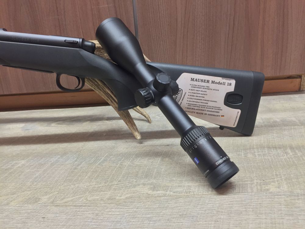 Mauser M18, avec Zeiss Conquest V6 2,5-15x56 incluant le filetage