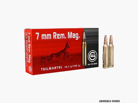 GECO – 7MM REM. MAG. Teilmantel 10,7G / 165GR
