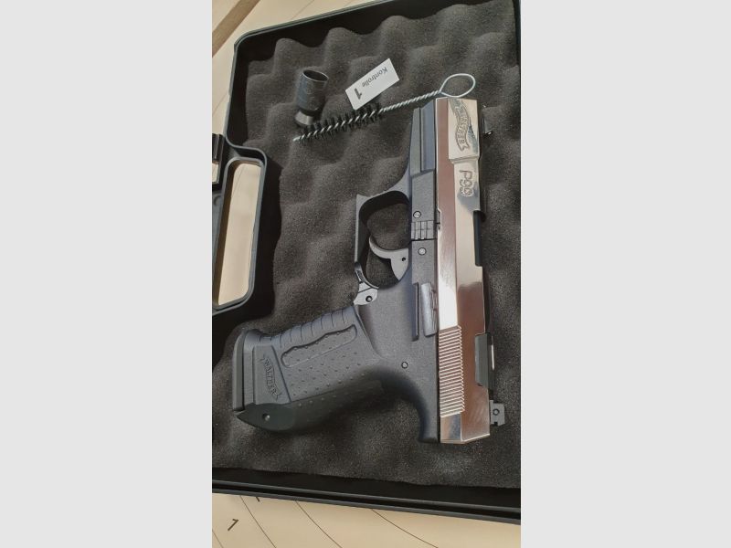 Sammlerstück: P99 mit Stahlverschluss PTB 762 Kal.: 9mm PA