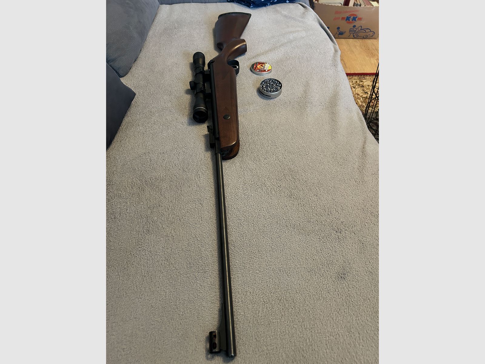 Hämmerli Hunter Force 600 4,5 MM mit Munition Und Zielfernrohr  VB
