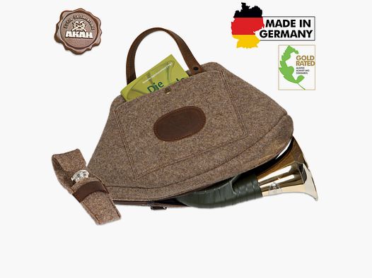 AKAH wool felt case for Fürst Pless horn