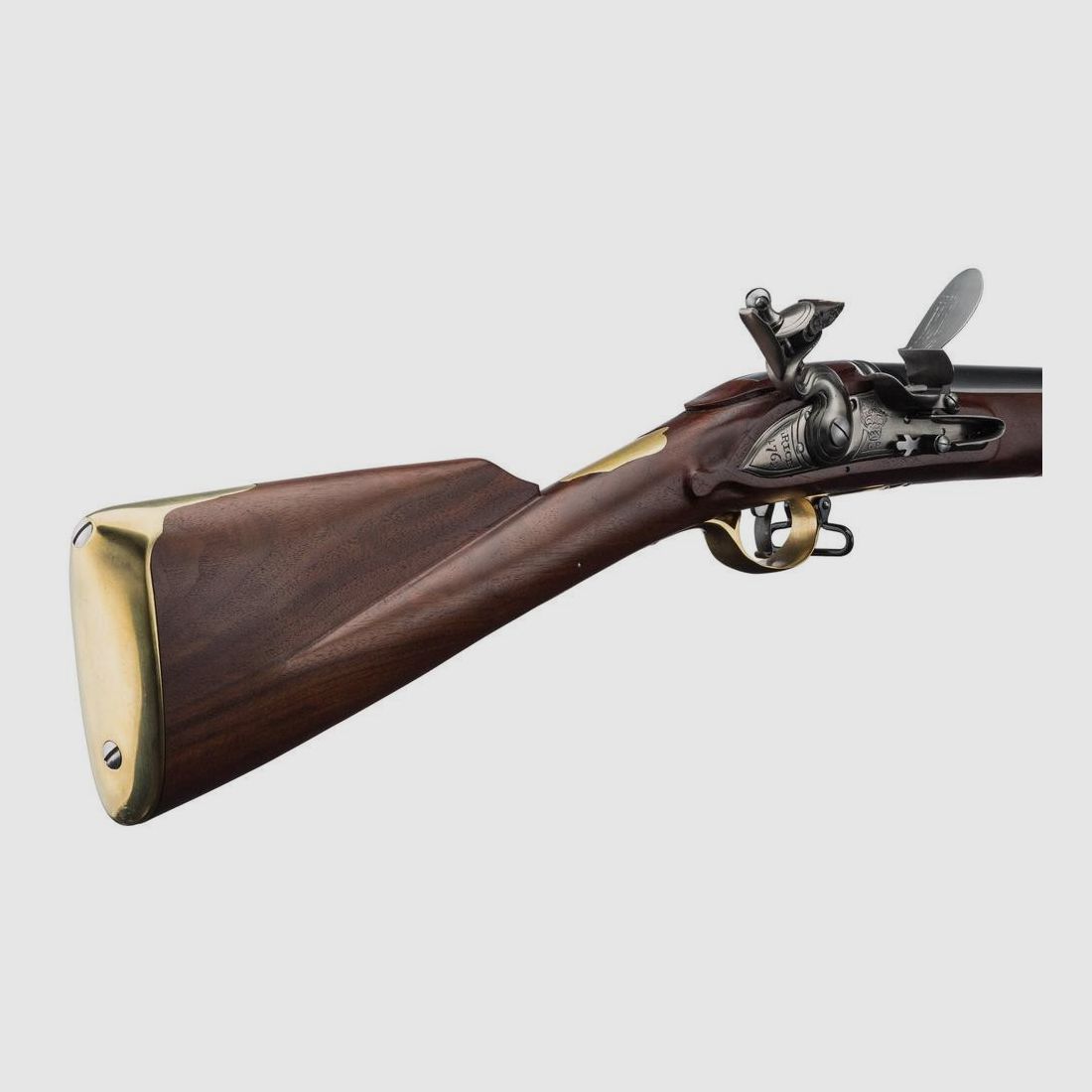 Steinschlossflinte Brown Bess Davide Pedersoli - Kaliber .75 - Historische Replik - Präzision und Authentizität, Bild 1 von 5