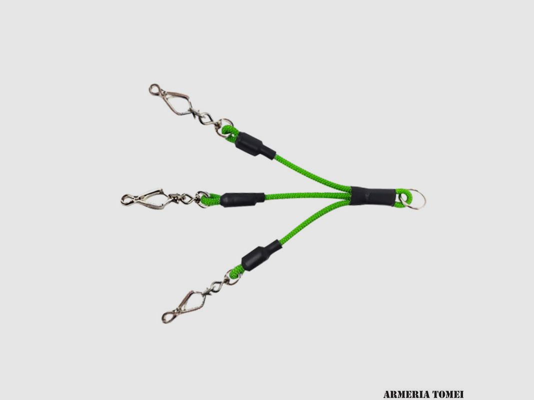 DOUBLE TRIPLE WITH CORD CLIPS (GREEN)