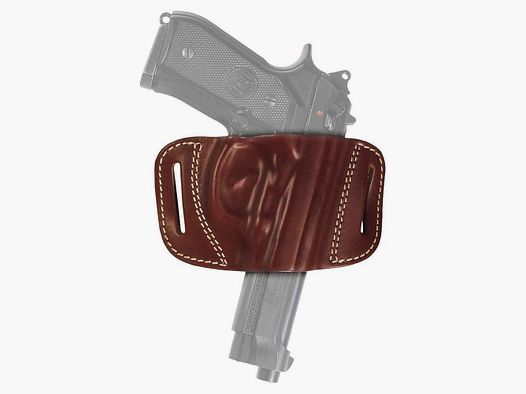 Schnellzieholster "Quck Slide" Beretta 92/96/98/,Taurus PT92/99/100/101,Tanfoglio Force/Carry,S&W 39/59/6904/6906/909/910/915,Zraki 918 Braun Linkshänder