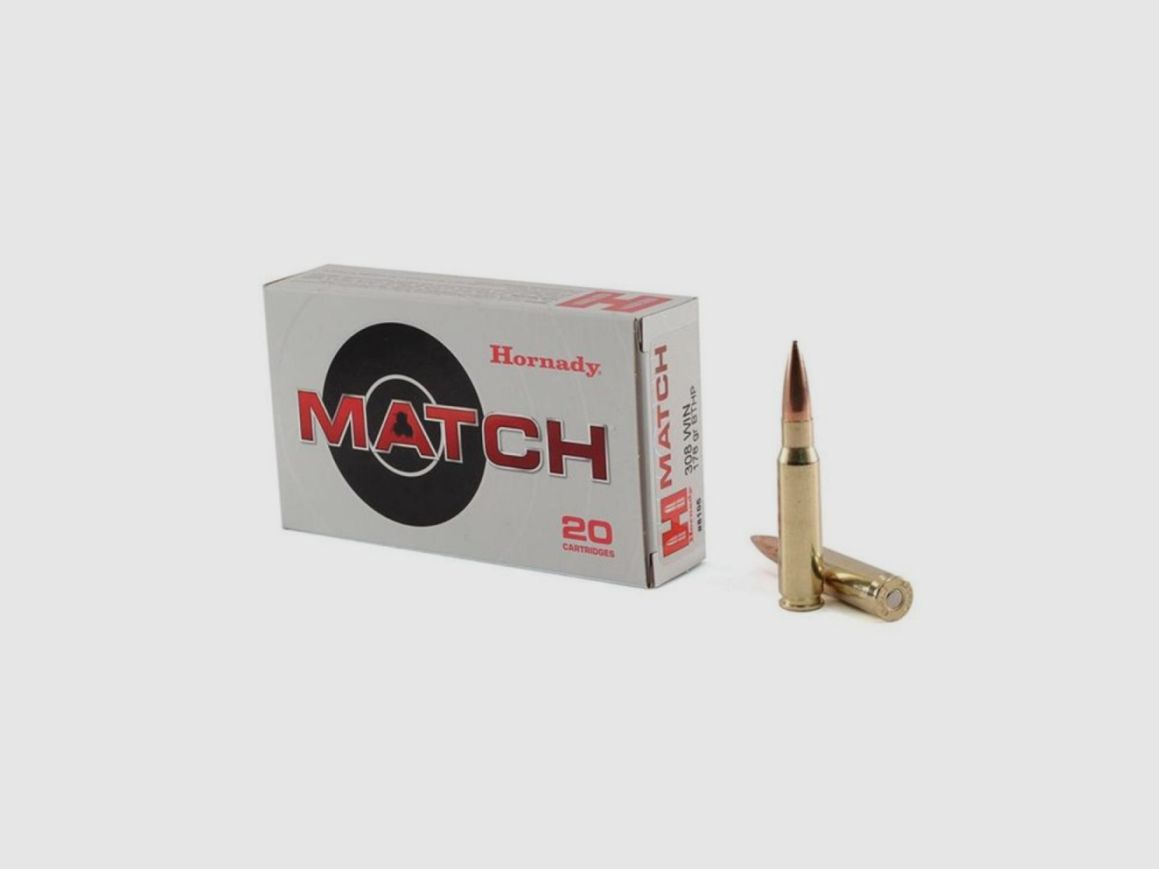 HORNADY .308 Win Match-kogelmunitie 178 gr BTHP