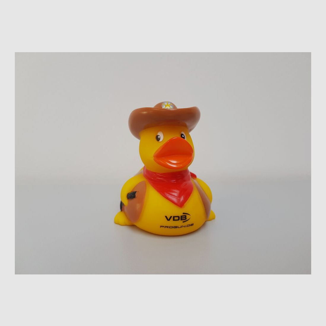 VDB Gummi-Pato - Pato de baño vaquero